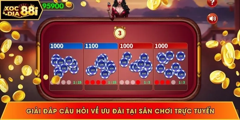 Giải đáp câu hỏi về ưu đãi tại sân chơi trực tuyến